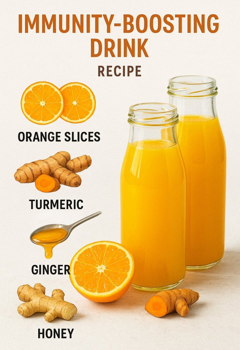 food_health_joy's tweet photo. Immunity Boosting Drink Recipe🍊 https://t.co/uXGSxegkfV