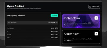 🌟 Cysic season starts NOW, explorers!  
First step to claim your $CYS bag is here ✔️  
Early entry = insane luck boost — let’s go!  

👉 cysic-foundation.xyz  
CA: 0xf631cdc1a6162f9160391bc8a069b49e1525d7d9

#Airdrop #Cysic