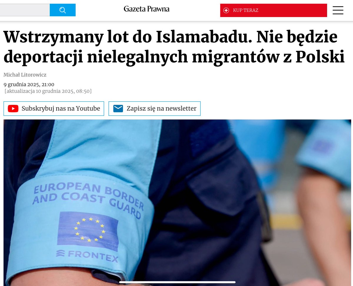 krzysztofbosak's tweet image. Frontex, czyli unijna "straż graniczna", miał dbać o bezpieczeństwo Unii i wspierać Polskę w dbaniu o szczelność naszych granic. Tak obiecywała premier Beata Szydło, kiedy w 2017 roku otwierała siedzibę Fronteksu w Warszawie.

Teraz dowiadujemy się, że ten właśnie Frontex…