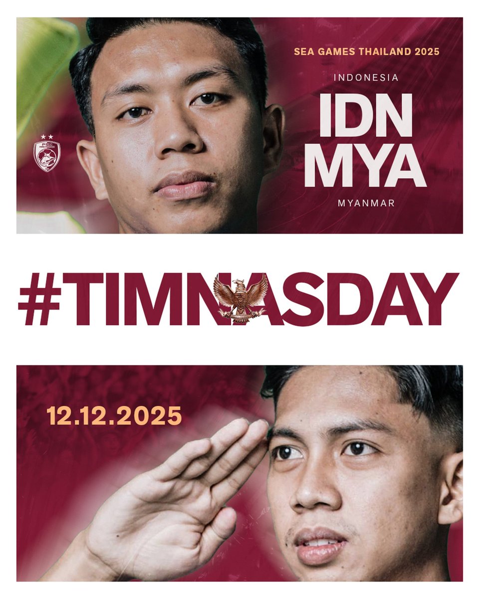 PSM_Makassar's tweet photo. #TIMNASDAY
Ayo kembali kita berikan dukungan untuk Garuda Muda yang sesaat lagi akan berjuang melawan Myanmar di #SeaGames2025
Semoga menang malam ini! โ @TimnasIndonesia ๐ฎ๐ฉ๐ฆ
#EwakoPSM #EwakoIndonesia https://t.co/pAYxKHfYps