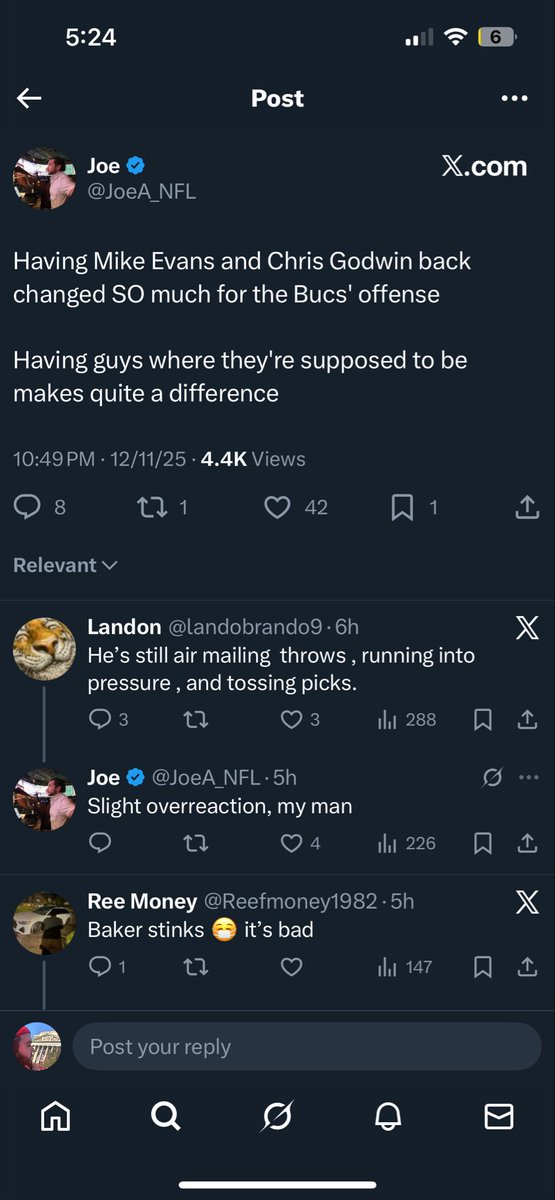 GMurda_'s tweet photo. @JoeA_NFL Context changes depending on the qb I guess, but we already knew that 🤷🏻‍♂️😂 https://t.co/hJq3Ng5kvL