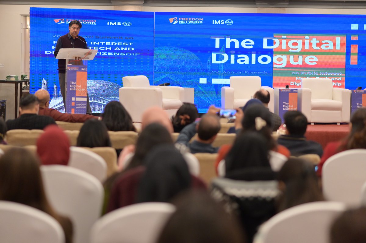 pressfreedompk's tweet image. Some Glimpses from The Digital Dialogue 2025 - a space where journalists, civil society, tech voices, and independent digital media came together to discuss the challenges and opportunities of the digital landscape in Pakistan.
#TheDigitalMedia #FreedomNetwork #PressFreedom