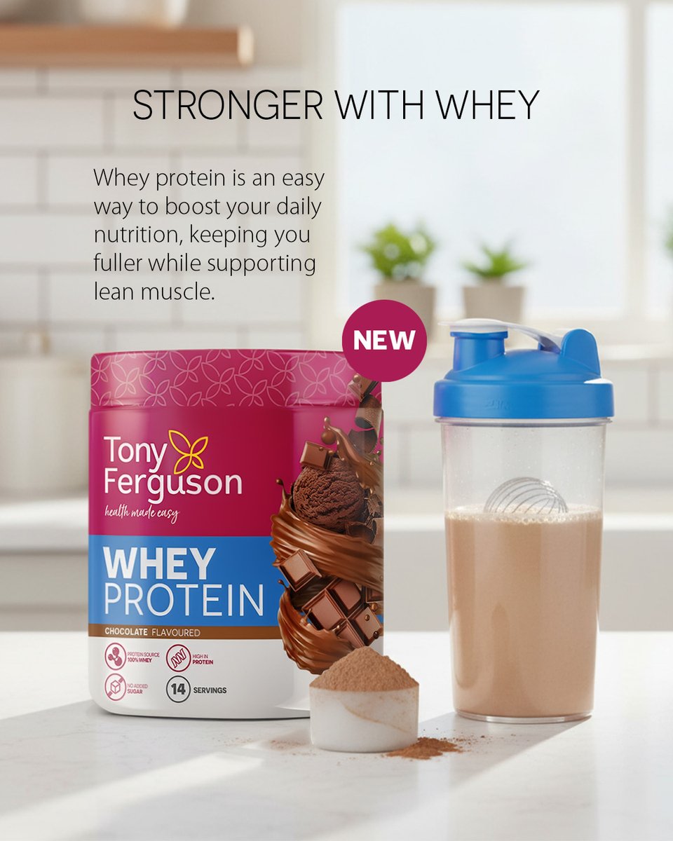 TFWeightlossSA's tweet image. Tony Ferguson Whey Protein – a brand new product to fuel your muscles and your day 💪🥛 #TonyFerguson #WheyProtein #FitnessFuel