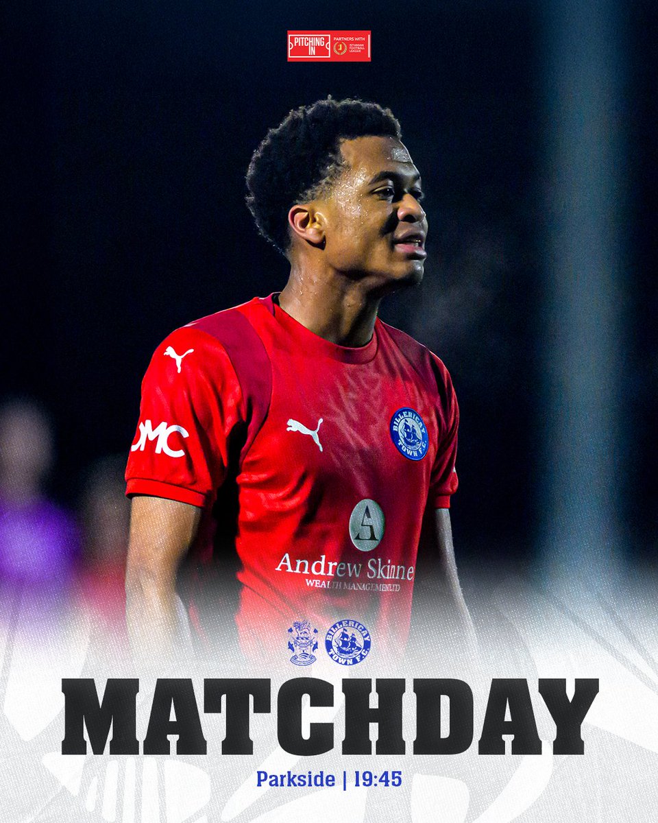Tonight ⏬

🆚 Aveley Football Club 
🏟️ Parkside, RM15 4PX
🏆 Pitching In Isthmian Premier Division
⚽ 7:45pm
🎟️ Adult £14 | Conc. £10 | U16s £5

Tickets available on the gate

#BTFC | 📸Keeran Marquis
