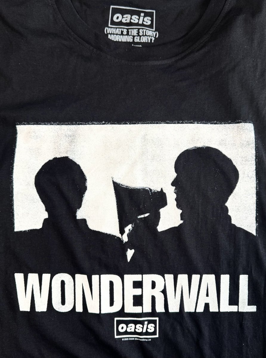 90分限定発売oasis Wonderwall Silhouette Tシャツ oasis #oasisコレクションを愛でる会 O.148「oasis Wonderwall