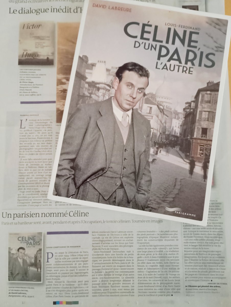 DLabreure's tweet image. "Céline d'un Paris l'autre" dans les beaux livres de littérature sélectionnés par "Le Monde des livres" du 12 décembre !