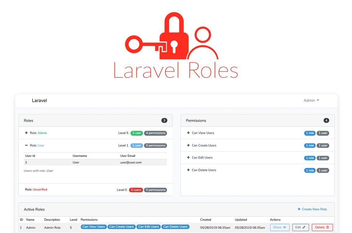 MadeWithLaravel's tweet image. Manage role &amp;amp; permissions in your Laravel apps with this package 🔐 - madewithlaravel.com/laravel-roles