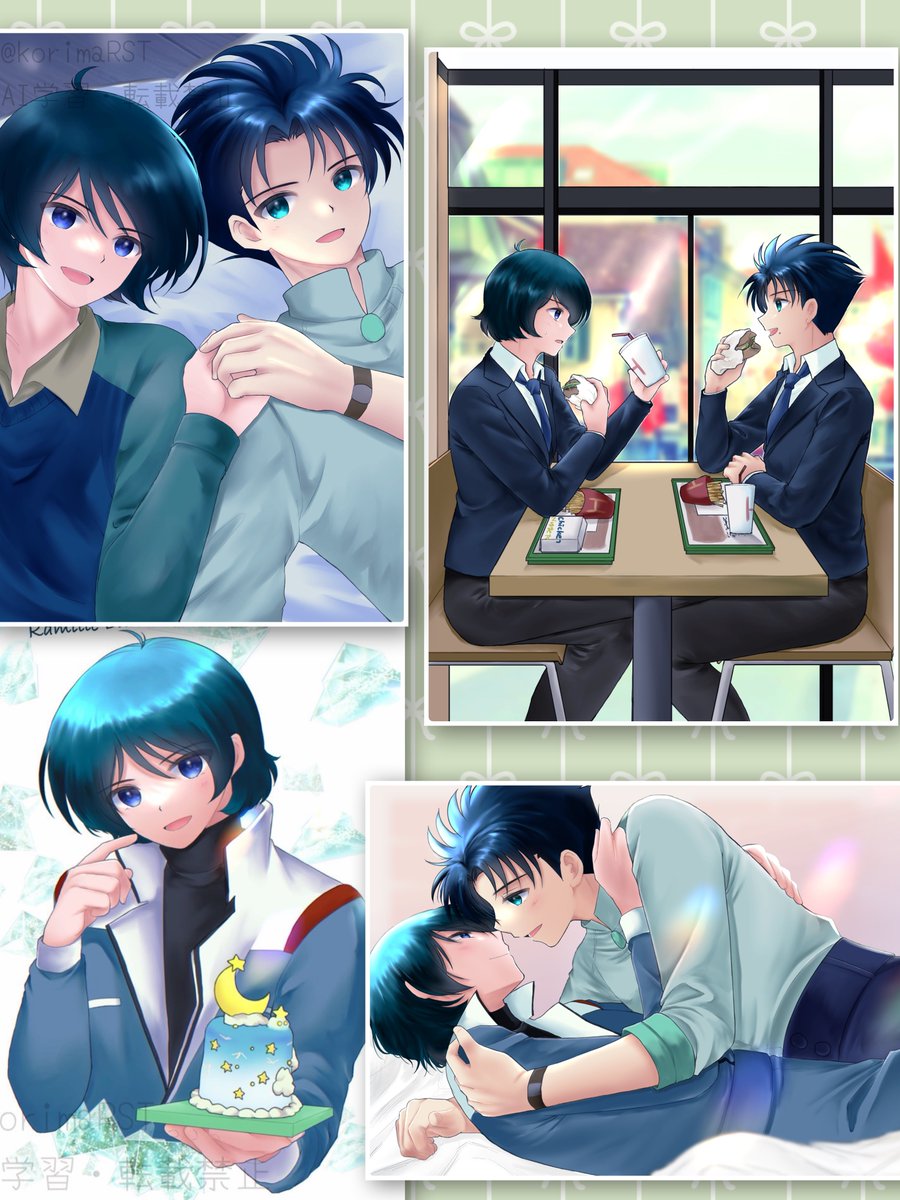 korimaRST's tweet image. #今年描いた絵を晒そう　今年もたくさんシーカミ描きました　その中のお気に入りを