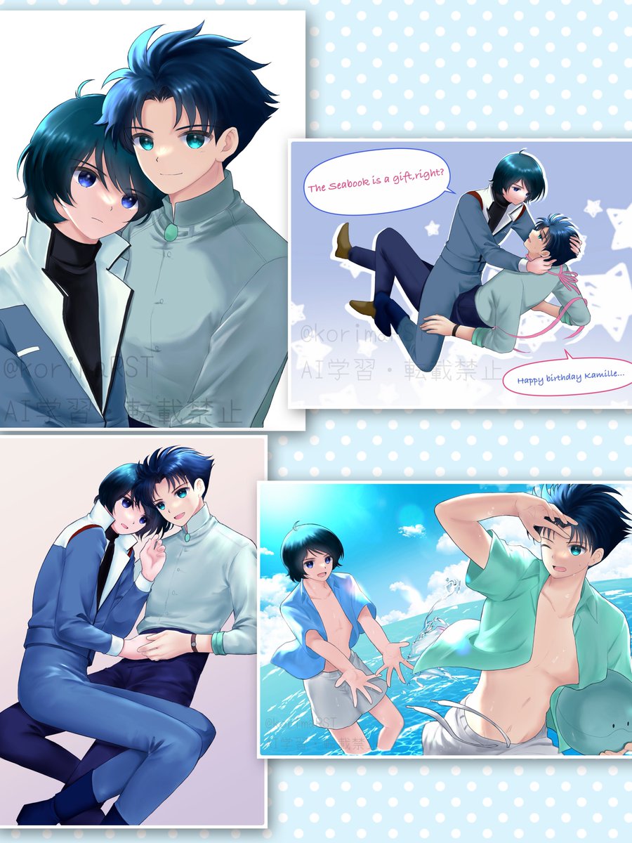 korimaRST's tweet image. #今年描いた絵を晒そう　今年もたくさんシーカミ描きました　その中のお気に入りを
