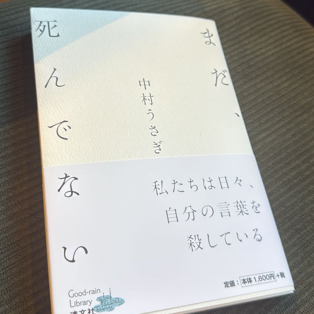 うさ必ず読んでページ うさぎさんの本を読み始めて「言葉」について考えてたら、ご本人からと