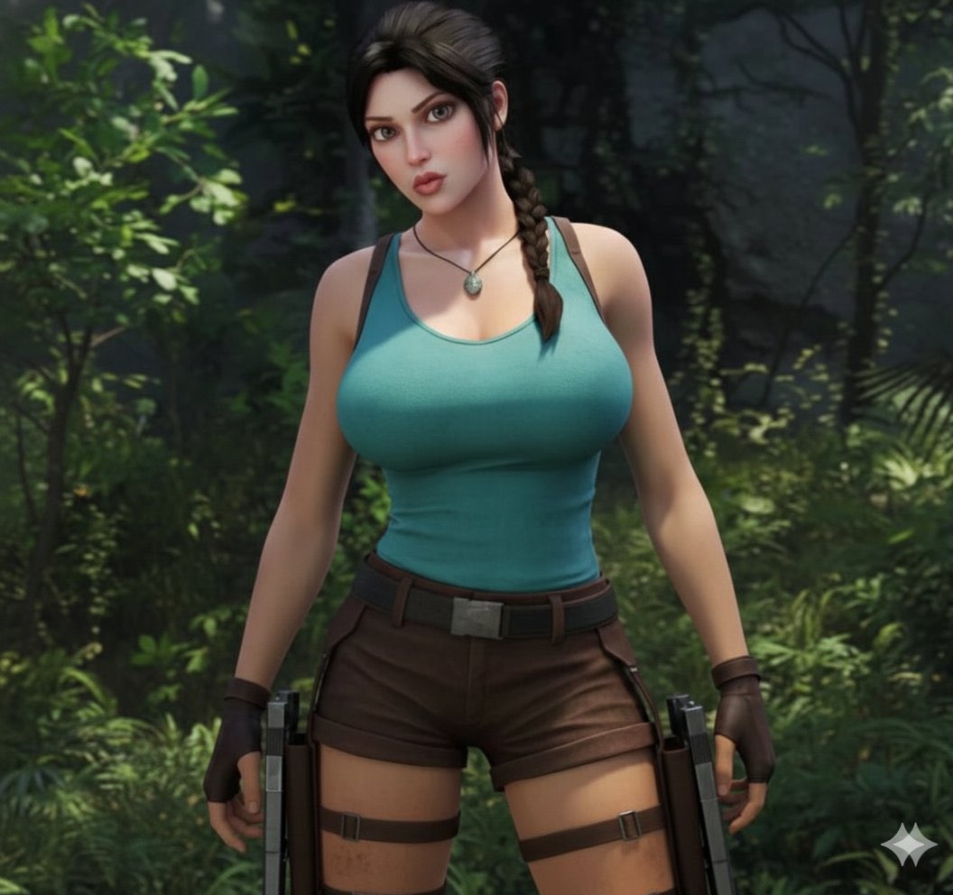 I’m a israeli Tomb Raider fan and I fixed Lara Croft with ai