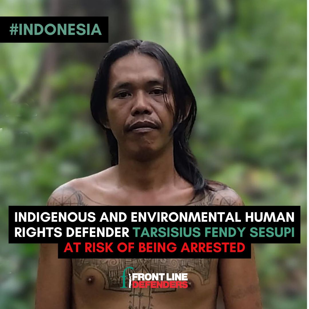 📍 Indonesia

🚨As the Traditional Head of Lelayang Hamlet in West Kalimant, Tarsisius has led his community in peacefully defending their right to ancestral land and territory amidst continued deforestation and destruction of local areas by large companies. Because of his human