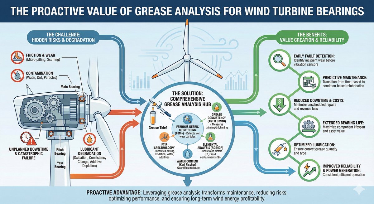 Okay, not perfect, but certainly gets you thinking about #greaseanalysis for #windturbines !