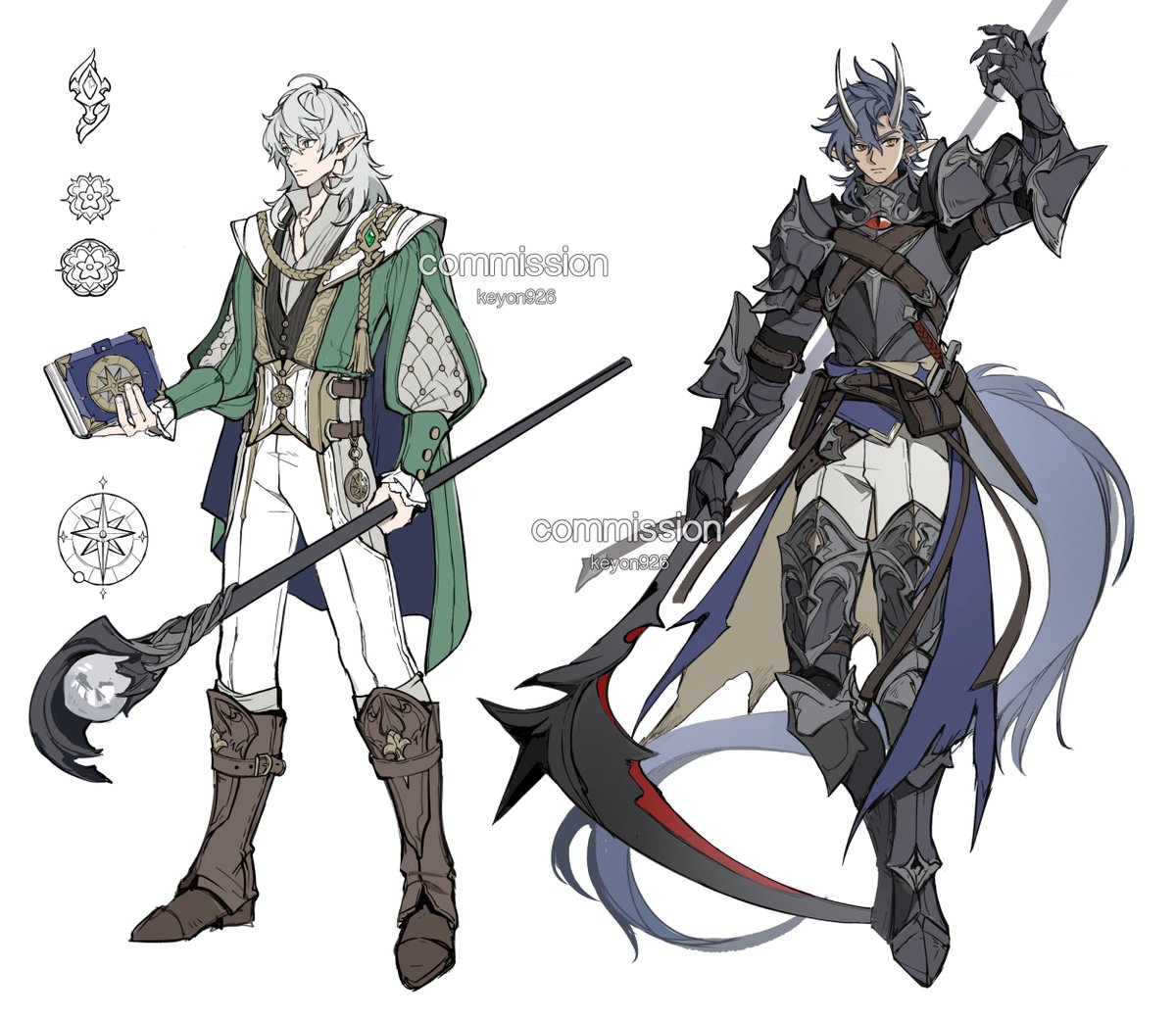 Commission Batch # 6 Here are some recent character design commissions ...