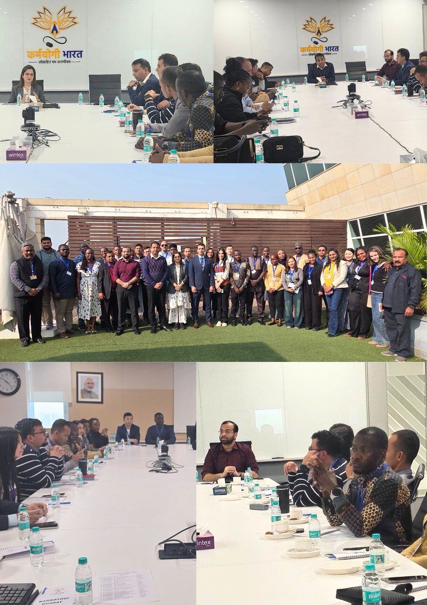 Had privilege of hosting delegates from 27 countries across Africa, Central Asia, South Asia, South-East Asia, &amp; South America.

Addressed by Chhavi Bhardwaj (CEO, Karmayogi Bharat), followed by Rakesh Verma (COO, Karmayogi Bharat) &amp; live demonstration of #iGOTKarmayogi platform.