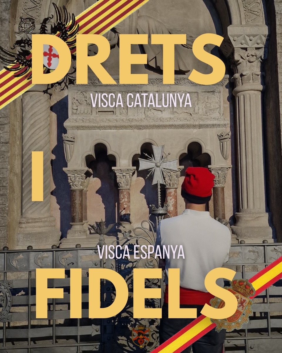 🔴 DRETS I FIDELS

Lema, grito y juramento.

Drets – de pie junto a la Tradición, los Fueros, la Corona legítima.
Fidels – fieles hasta la muerte, a Dios, a la Patria, al Rey verdadero.

Por los que cayeron. Por los que luchan. Por los que vendrán.