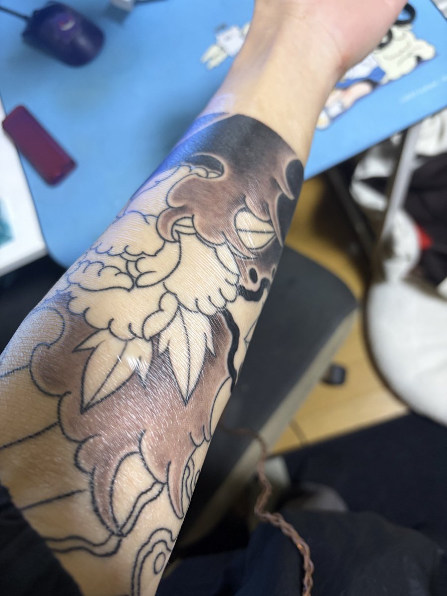 タトゥー2回目
