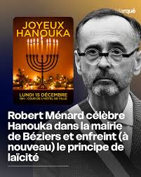 🇫🇷 Béziers | Pauvreté | Laïcité

🔴 À Béziers, ville la plus pauvre d’Occitanie et l’une des plus pauvres de France, le maire Robert Ménard multiplie les « subventions exceptionnelles » au profit de l’association "Mémoire juive de Béziers" : 10 décisions municipales en 3 ans,