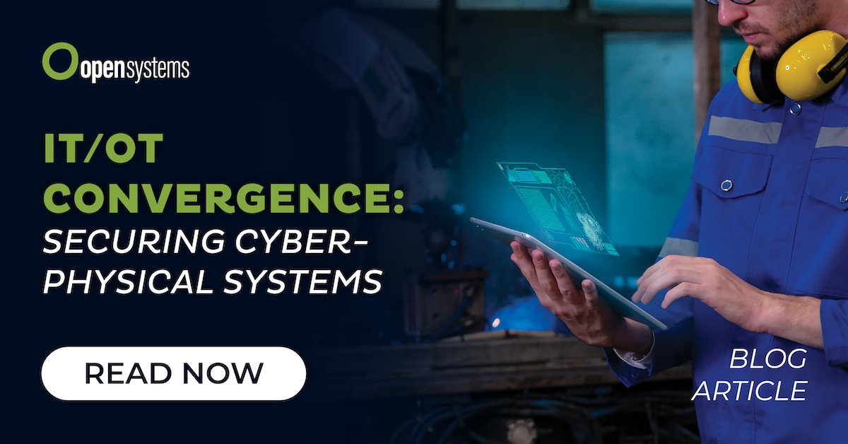 open-systems.com/blog/it-ot-con…

In our latest #blogpost, find out:
✅ The new reality of #ITOTconvergence
✅ Why traditional #cybersecurity approaches are not enough
✅ Why #ManagedSASE is a unified and operable model for #IT/#OT #security

#SASE #MSASE #cybersecure #securesystems