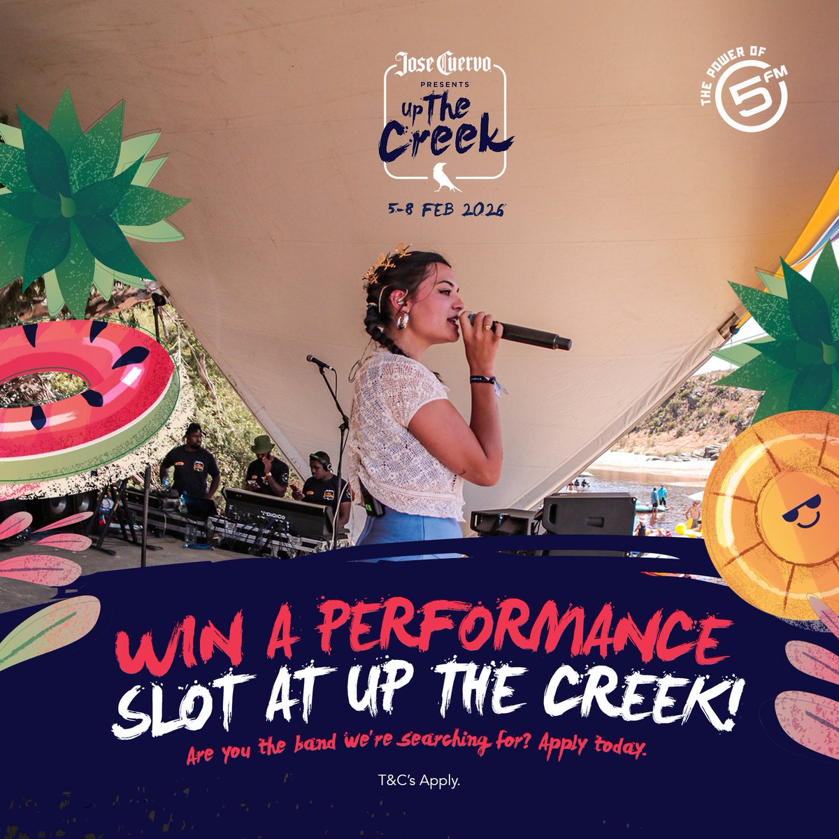 WIN an <a href="/UpThe_Creek/">Upthe_Creek</a> Festival lineup slot on the River Stage!

Upping the local ante - festival organisers and co-owners - Jeremy Loops and BreakOut Events’ Damon Forbes are on a mission to further uplift the local music scene and offer a platform for new and aspiring artists and