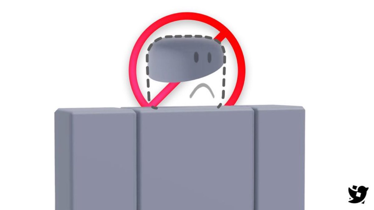 Recently Roblox has banned half heads which were used for fake headless.