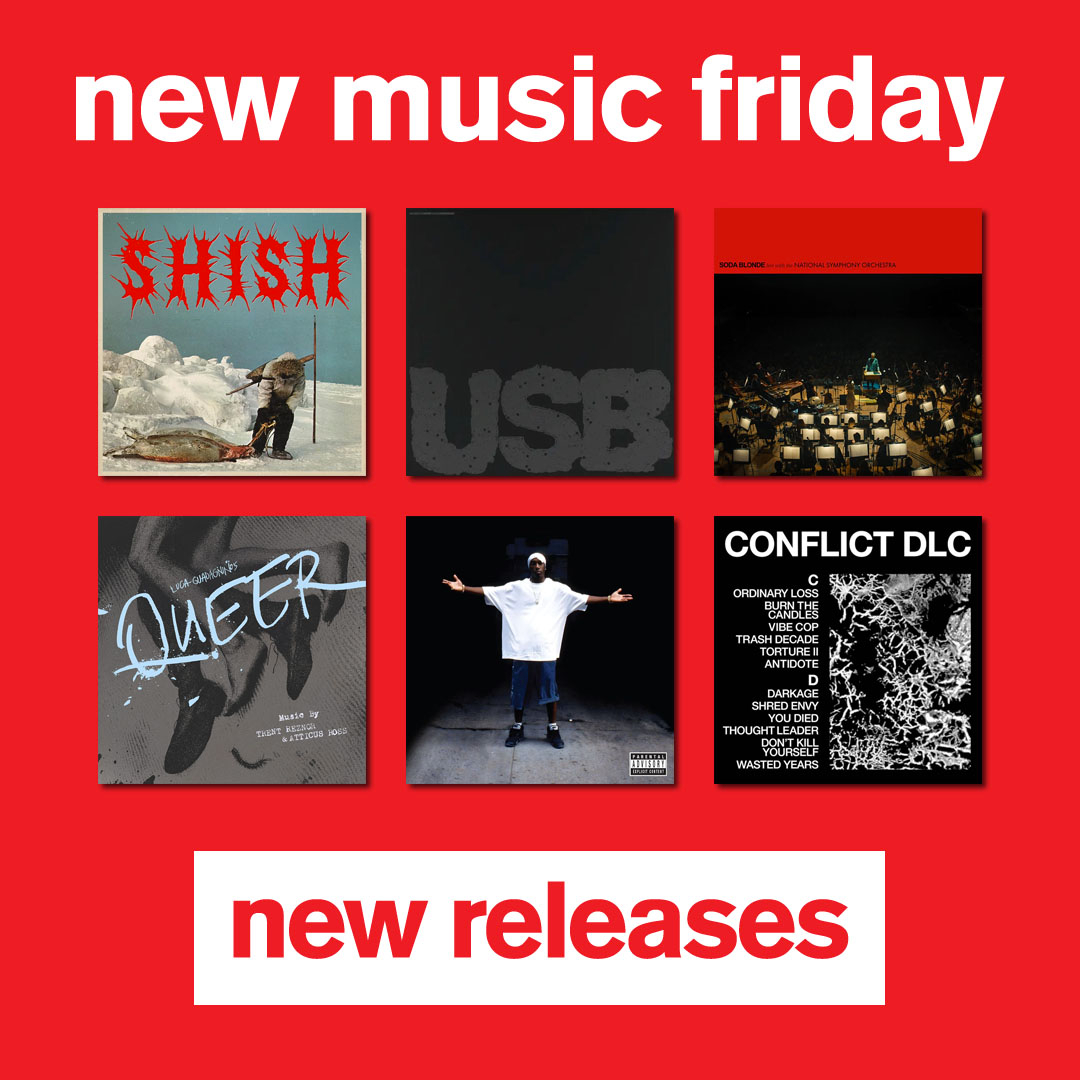 FOPPofficial's tweet photo. New releases out today:

• @portugaltheman - #Shish
• @fredagainagain1 - #USB002
• @sodablonde - #DreamBig Live with the National Symphony Orchestra
• #TrentReznor &amp; #AtticusRoss - #Queer OST
• #BigL - #HarlemsFinest
• @_HEALTH_ - #ConflictDLC

#gettofopp https://t.co/xXW4RmBHnw