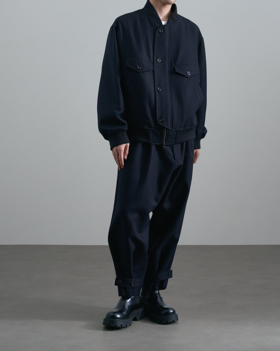 ヨウジヤマモト 22AW フラップポケットメルトンジャケット ヨウジヤマモト出身のデザイナーが手掛ける「ウジョー」から独創的な