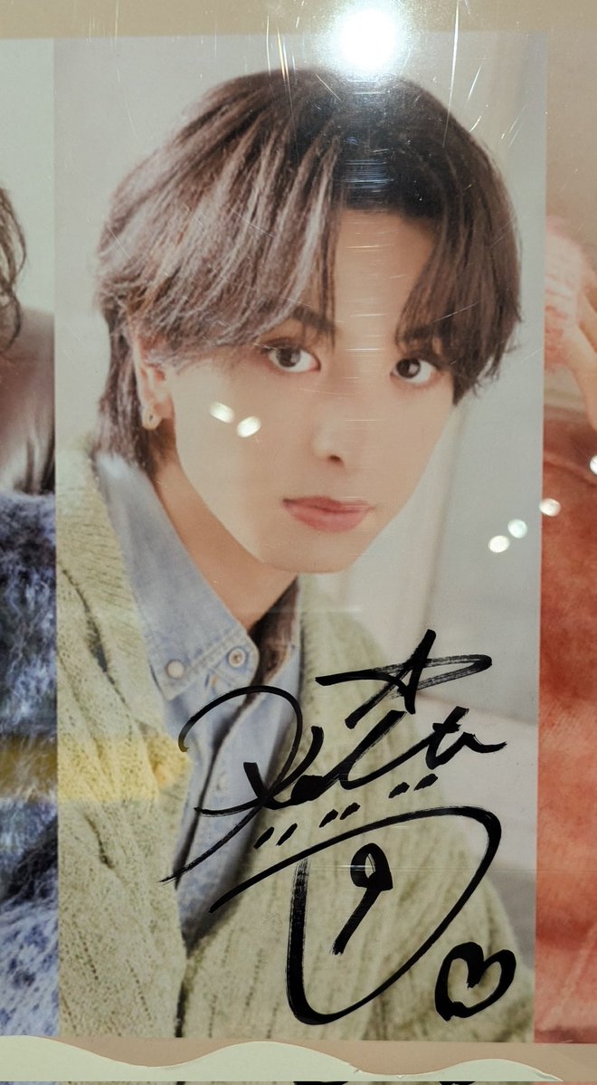 利久くんのパネル展見に行ったついでに、けとたいのサインを見に再び