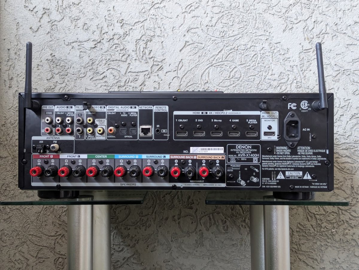 mtronics_'s tweet image. Denon AVR-X1400H – Command Series 🔥 7.2 channel Av Receiver system 
KSH.75,000
📞Call*what's app us via+254738240939 to place your order.