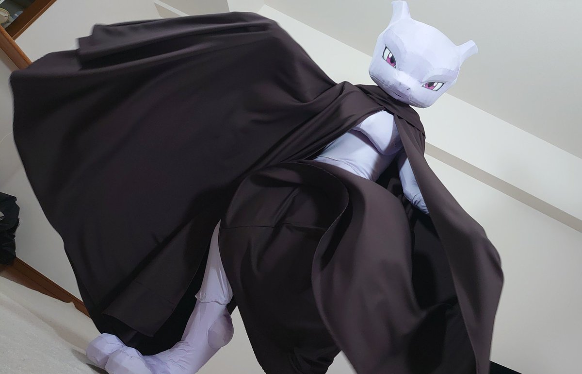 今日みたいに寒くて強風が吹く日にはマントミュウツーを出したくなります😆