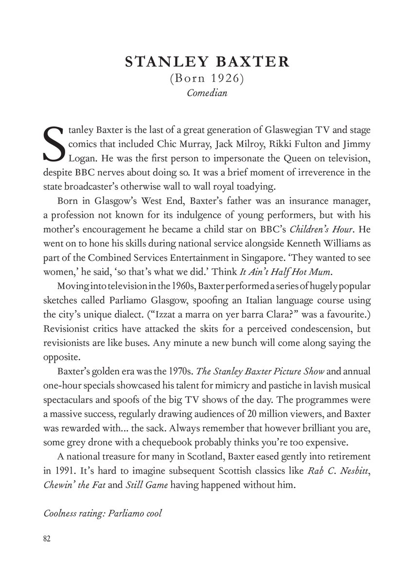 RIP Stanley Baxter. I used to love his Christmas specials and I once saw him in panto at the King's Theatre.
gregmoodie.com/product/cool-s…