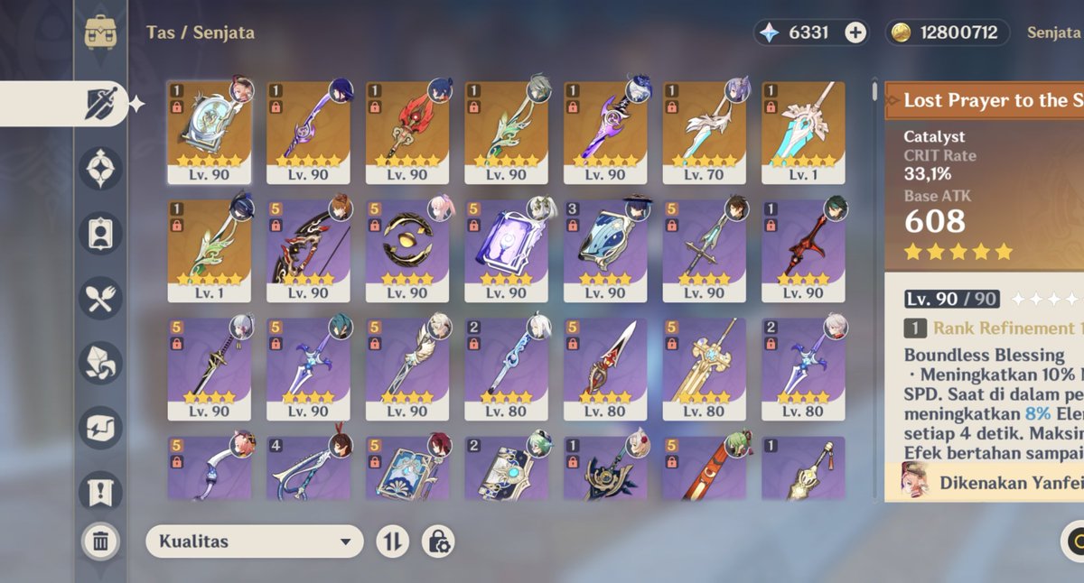 mainrovlos's tweet photo. wts akun genshin masih ada primonya, AR 58. satu email sama akun hsr TL 70 + bailu gepard bronya blade, gak muat di-ss 😩 genshin masih di quest natlan, hsr di quest ampho, sumber daya primo/jades masi banyak.

275k boleh nego. https://t.co/DbnSB4r4uL