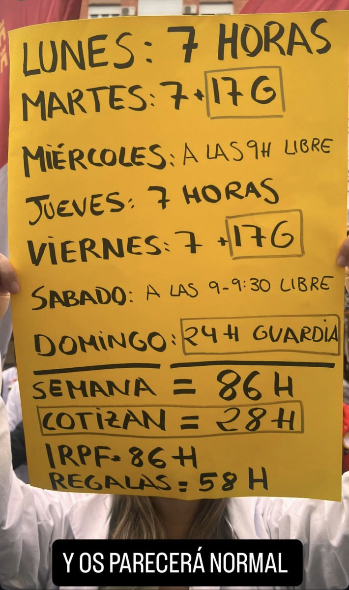 naomifndez's tweet photo. Y os parecerá normal #HuelgaMédica https://t.co/hEkmq00jiV
