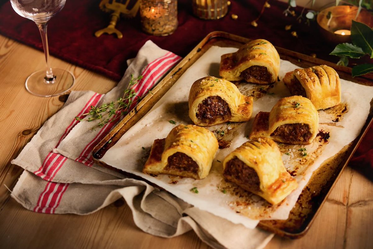 ScotVenison's tweet photo. There's almost nothing quite as good as a venison sausage roll.  For the recipe, and loads of other venison festive ideas see https://t.co/fC6j96C3s1 #scottishvenison #venison #venisonrecipes https://t.co/tY0HcHpdlm