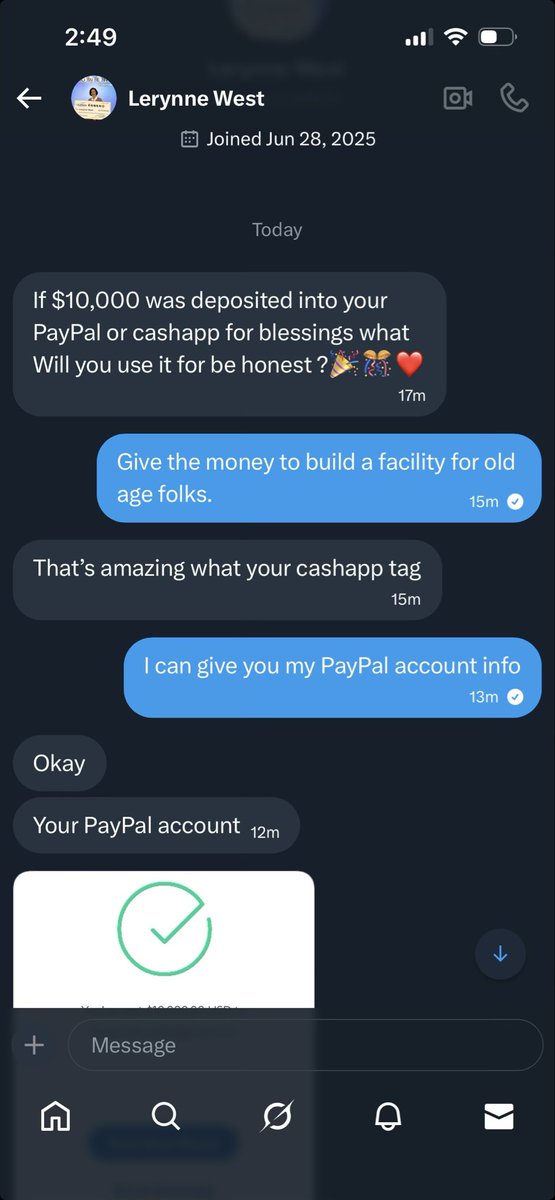 Please beware of this fake account <a href="/LerynneW21/">Lerynne West</a>