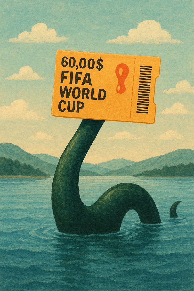 FansEurope's tweet image. The @FIFAWorldCup $60 ticket is a mythical creature that is said to inhabit the @FIFA office in Miami. Popular interest and belief in the creature has varied since it was brought to worldwide attention in September 2025. Evidence of its existence remain anecdotal.