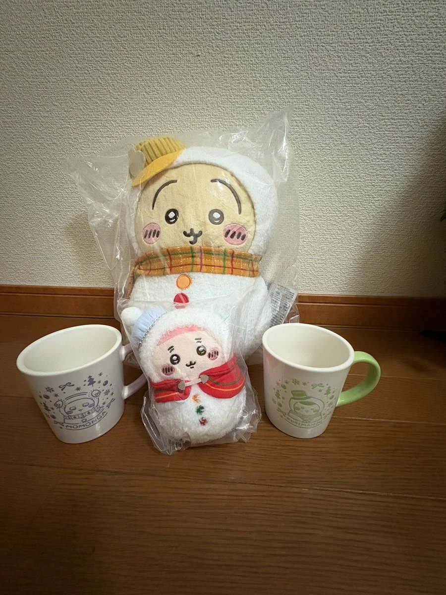 ちいかわエニマイくじ 今日仕事終わりにちいかわの一番クジ 引いて