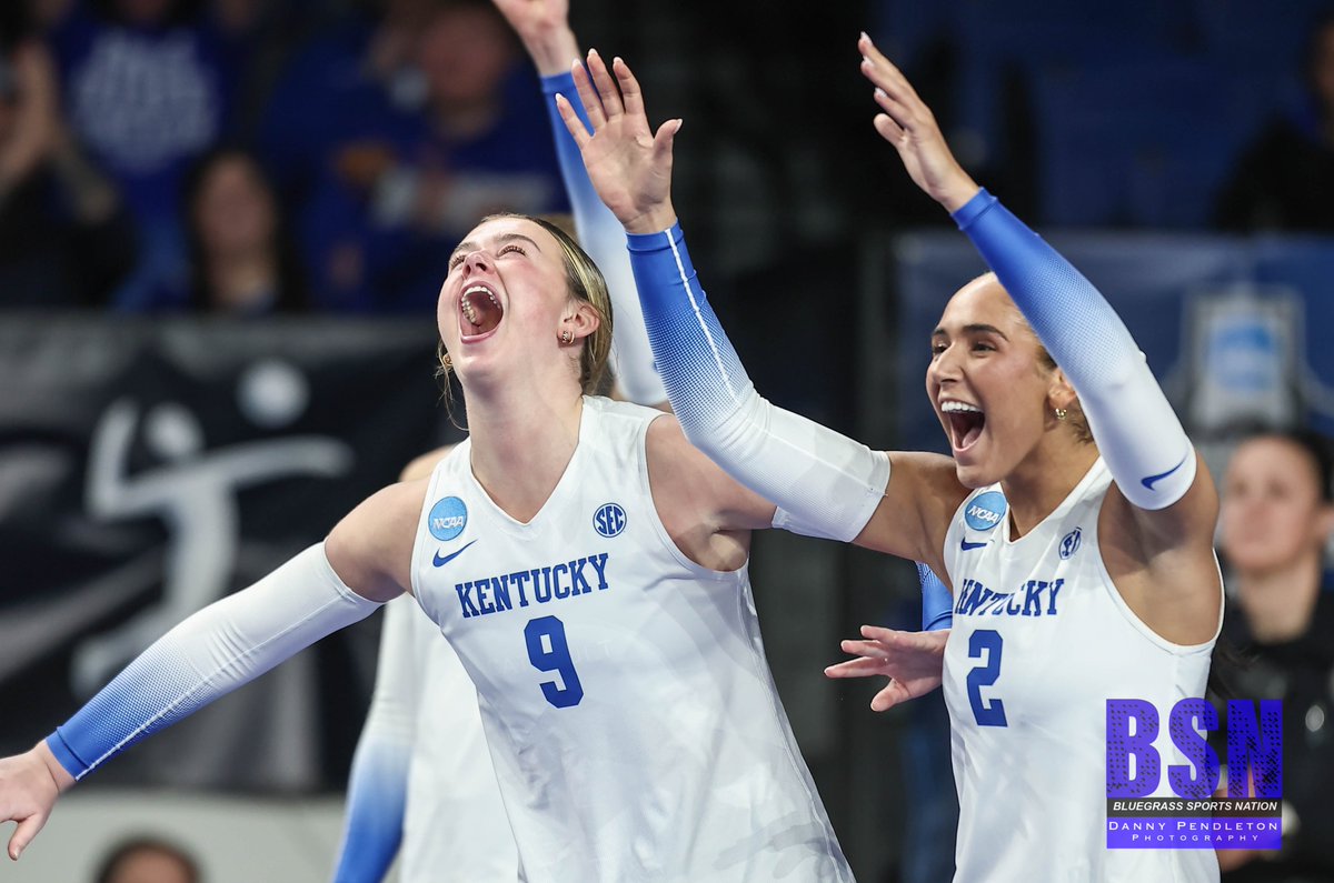 danpend3500's tweet image. Kentucky sweeps Cal Poly 3-0 in the NCAA Regional Tournament at #HMC in #Lexington. Cats play a tough Creighton team Saturday at 5:00pm. @BGSportsNation