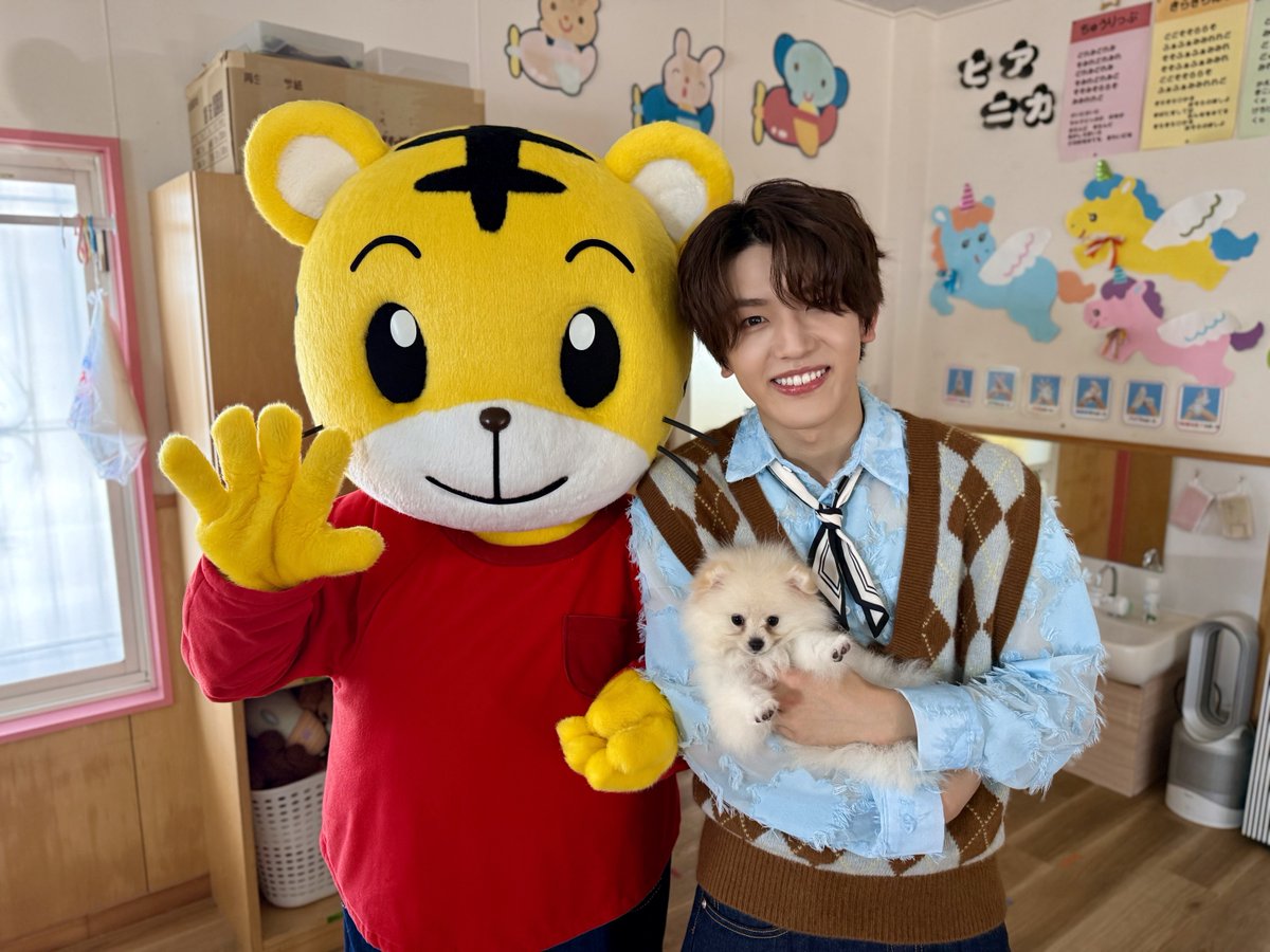 RT @official__INI: [📸] 251213 テレビ東京 「#しまじろうのわお