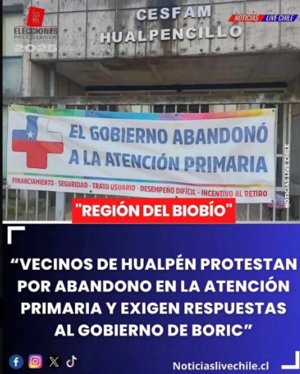 OyarceRosa's tweet image. Presupuesto de salud sin aprobar y hoy está congelado. Esto no es un error técnico, es una vergüenza nacional.
La Atención Primaria fue abandonada y quienes pagan el costo son los usuarios y trabajadores de la salud. Estamos en una crisis de emergencia sanitaria. ¿Hasta cuándo?…