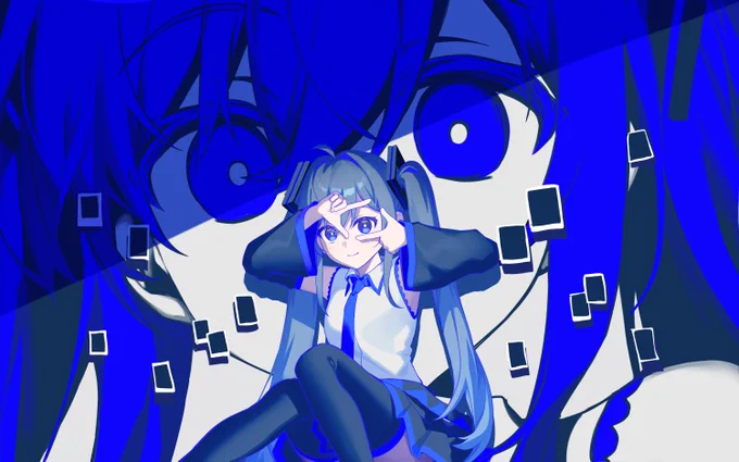 無色透名の夜の向こう側 #初音ミク