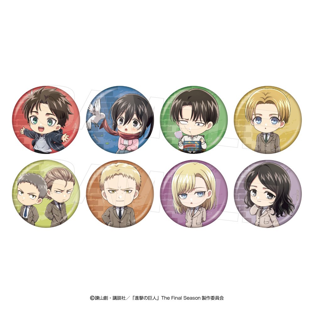コレイズで予約開始！ 進撃の巨人_キャラバッジコレクション(プレイ