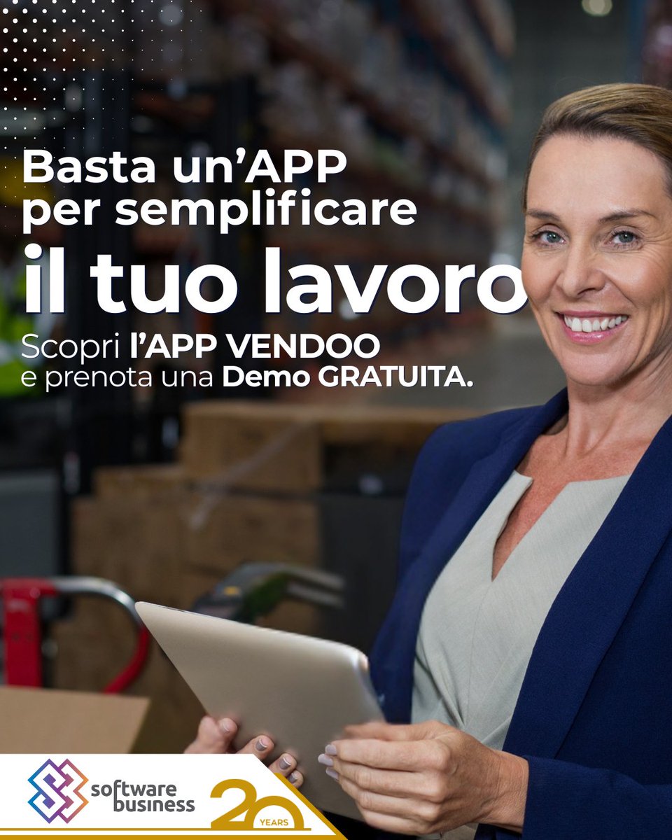 soft_bus's tweet photo. 📲 Vendoo: tutto il tuo business in un’unica app. Vendoo centralizza i dati, ordini, fatture e statistiche, rendendoli sempre aggiornati e disponibili in tempo reale. Una soluzione pensata per semplificare il lavoro quotidiano e aumentare la precisione operativa. https://t.co/Vg3ctmoEUx