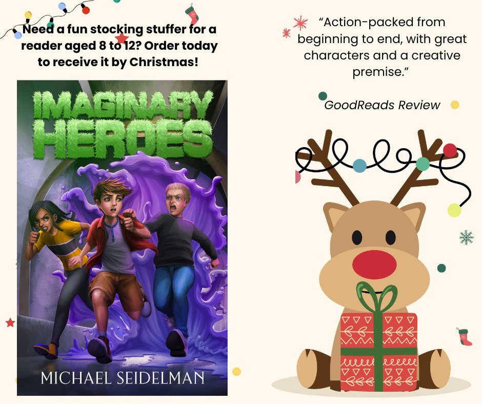 Read the synopsis and order it here: mybook.to/ImaginaryHeroes 
#Tourettes #kidlit