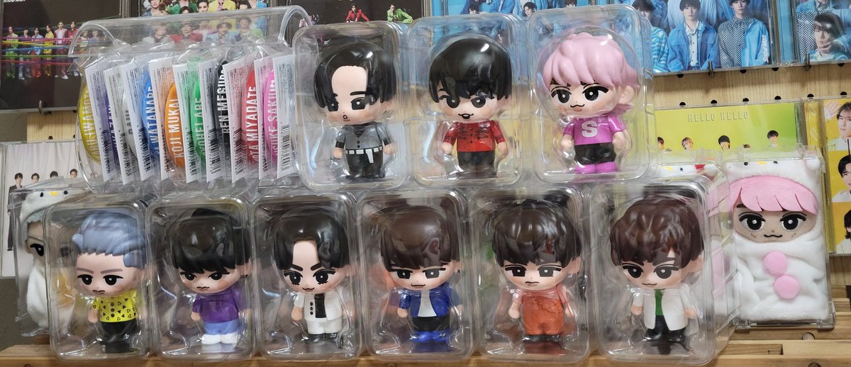 すのチルソフビ9人分買ったけど収納に悩みすぎて内側のケース？ごと棚