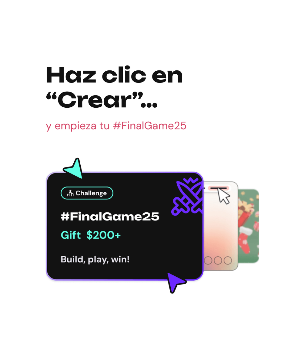 🎮 ¡Tu última aventura del año! Participa a nuestro reto y gana una gift card valorada en 200€:

👉 Crea una mini experiencia interactiva inspirada en un logro, un recuerdo, algo que te haya marcado este año o una historia que quieras celebrar. Puede ser un juego, un quiz o una