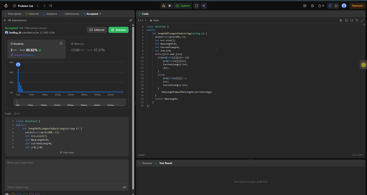 TechBug_26's tweet image. So first question of these  series is of Sliding Window/ Two Pointer from leet code
#100daysofleetcode ,#100DayChallenge ,#100daysOfCode