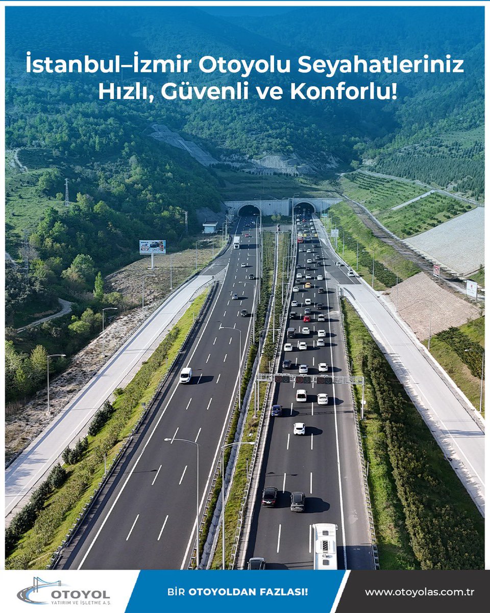 Şehirleri birbirine, insanları sevdiklerine bağlayan bu yolda, güvenle ilerlemeniz için her detayı titizlikle planlıyoruz.

otoyolas.com.tr 
#İstanbulİzmirOtoyolu #birotoyoldanfazlası #OsmangaziKöprüsü