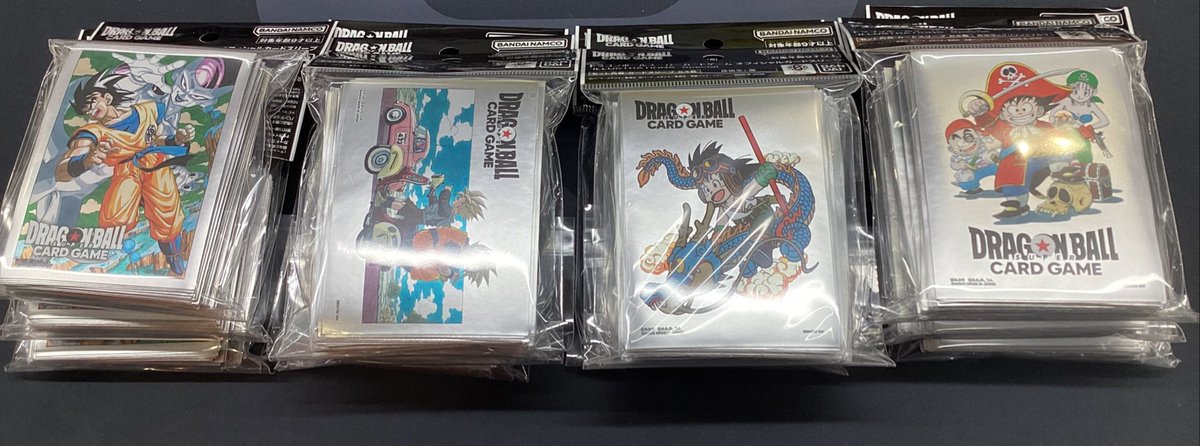 明日発売 ドラゴンボールFW オフィシャルカードスリーブ