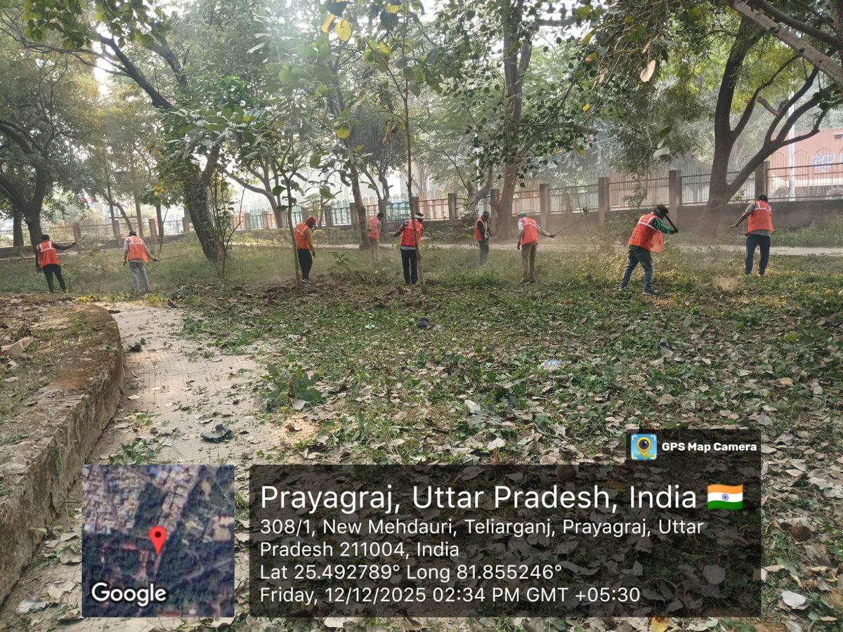 cballahabad's tweet photo. SHS2025: A special cleanliness drive was carried out at public parks in Old Cantt, Prayagraj, reinforcing our commitment to clean, well-maintained and welcoming public spaces. #SpecialCampaign5_0 #SHS2025 #SwachhBharat #Swachhotsav #SwachhataHiSeva2025
@pddecc https://t.co/UoKMCm6Kjj